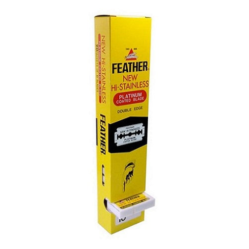 Feather Double Edge Razor Blades - 100 Blades