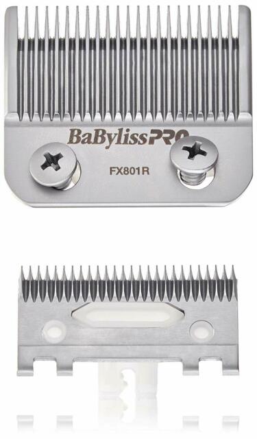 BaBylissPRO Replacement Hair Clipper Taper Blade Silver FX801R